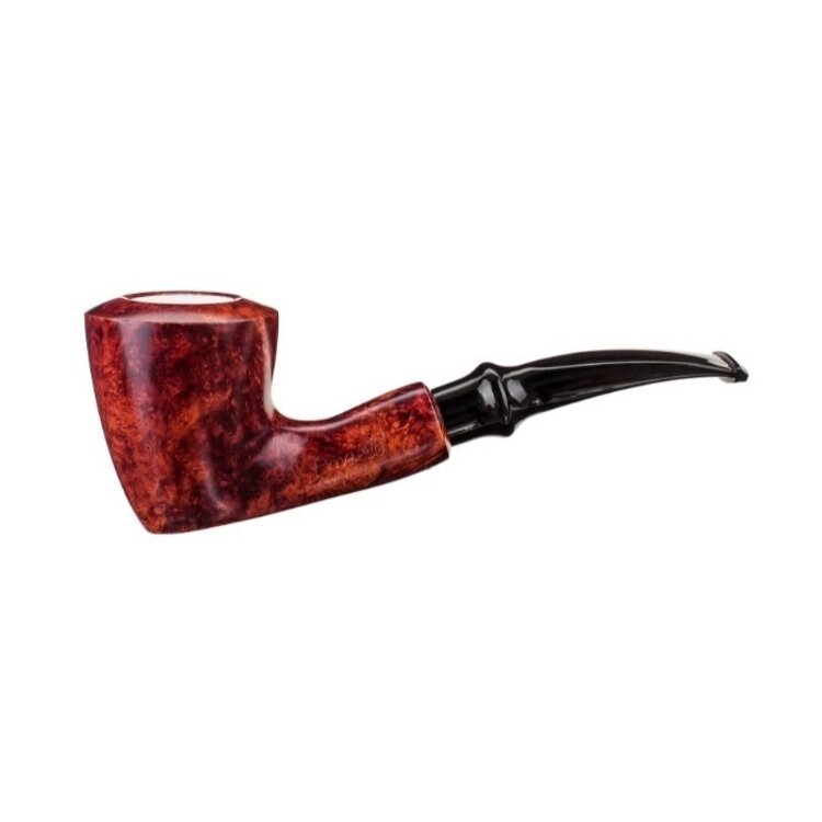 Angelo Angelo Bent Billiard Meerschaumeinsatz-Pfeife, Bruyère, 9-mm-Filter