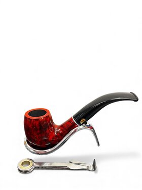 Design Berlin Billiard Bruyère-Pfeife, poliert (Art. db-85040-1)