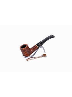 J.B.R. Adventure Billiard Bruyère-Pfeife, braun, leicht gebogen (Art. Adventure-80374)