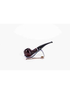 J.B.R. Adventure Apple Bruyère-Pfeife, rotbraun, leicht gebogen
