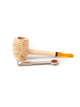 Missouri Meerschaum Company Corn Cob Eaton Maiskolbenpfeife, gerade, ohne Filter