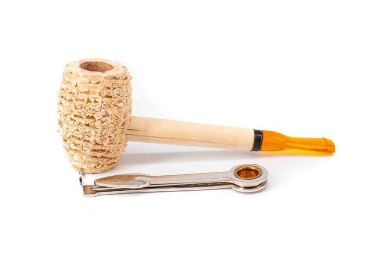 Missouri Meerschaum Company Missouri Meerschaum Company Corn Cob Eaton Maiskolbenpfeife, gerade, ohne Filter
