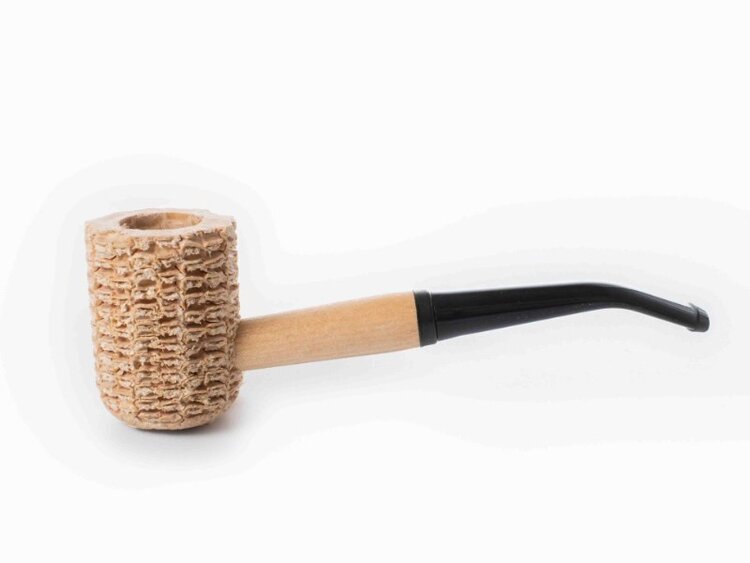 Missouri Meerschaum Company Missouri Meerschaum Company Corn Cob Pride Maiskolbenpfeife, gebogen, 6-mm-Filter