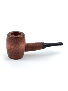 Missouri Meerschaum Company Ozark Mini Hartholzpfeife, gerade, schwarzes Mundstück