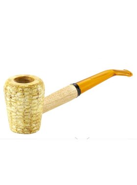 Missouri Meerschaum Company Corn Cob Legend Rob Roy, gebogen, 6-mm-Filter