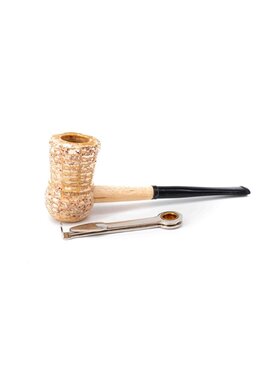 Missouri Meerschaum Company Great Dane Spindle Maiskolbenpfeife, gerade, ohne Filter
