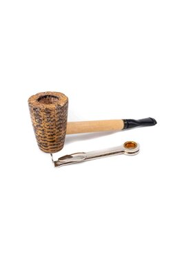 Missouri Meerschaum Company Marcus Maiskolbenpfeife, kurz, gerade