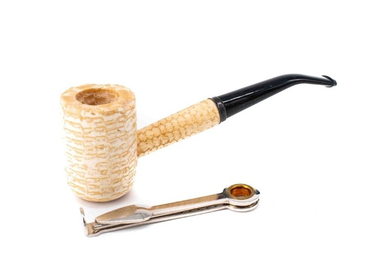 Missouri Meerschaum Company Missouri Meerschaum Company Corn Cob Washington 5th Avenue, gebogen, 6-mm-Filter