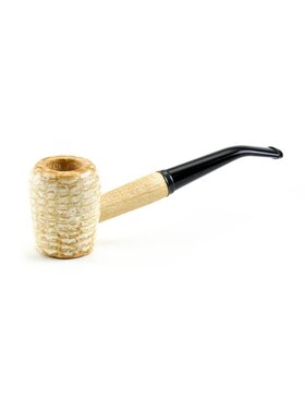 Missouri Meerschaum Company Corn Cob Washington Rob Roy, gebogen, 6-mm-Filter