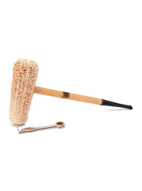 Missouri Meerschaum Company MacArthur 5-Star Natural Maiskolbenpfeife, lang, gerade