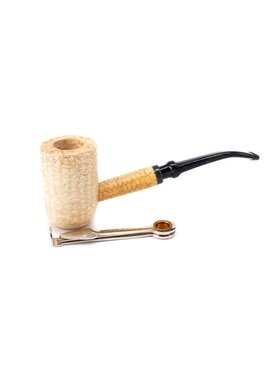 Missouri Meerschaum Company Diplomat 5th Avenue Maiskolbenpfeife, poliert, gebogen, 6 mm