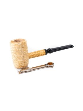 Missouri Meerschaum Company Diplomat 5th Avenue Maiskolbenpfeife, poliert, gerade