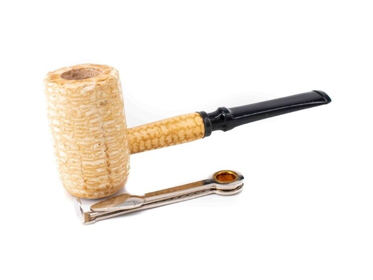 Missouri Meerschaum Company Missouri Meerschaum Company Diplomat 5th Avenue Maiskolbenpfeife, poliert, gerade
