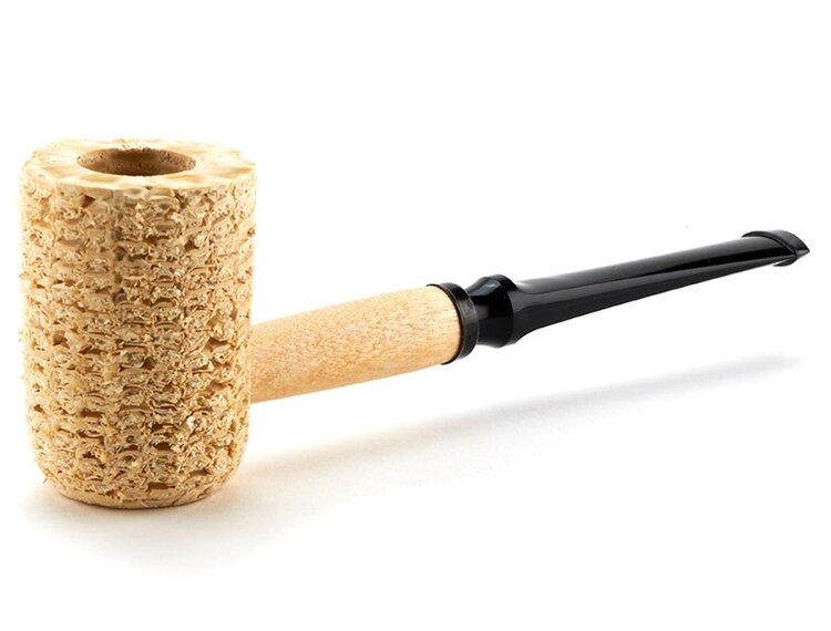 Missouri Meerschaum Company Missouri Meerschaum Company Natural Diplomat 5th Avenue Maiskolbenpfeife, gerade