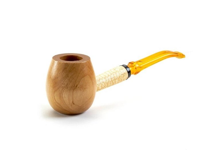Missouri Meerschaum Company Missouri Meerschaum Company Maple Hardwood Apple Diplomat Pfeife, gebogen