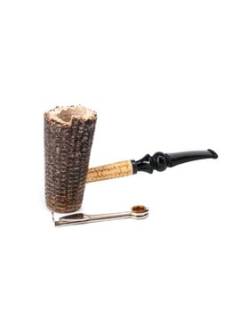 Missouri Meerschaum Company Freehand Dark Stain Coated Maiskolbenpfeife