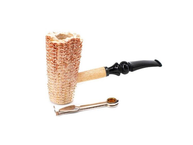 Missouri Meerschaum Company Missouri Meerschaum Company Freehand Natural Red Maiskolbenpfeife