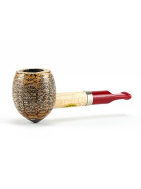 Missouri Meerschaum Company Stubby 415 Maiskolbenpfeife, bordeauxrotes Acrylmundstück