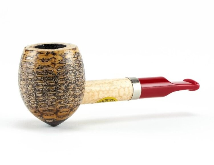 Missouri Meerschaum Company Missouri Meerschaum Company Stubby 415 Maiskolbenpfeife, bordeauxrotes Acrylmundstück