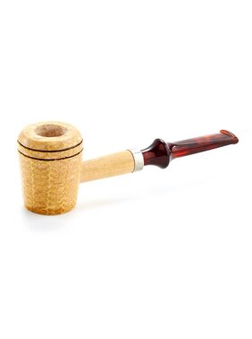 Missouri Meerschaum Company Kingston Judge Maiskolbenpfeife, gerade, ohne Filter
