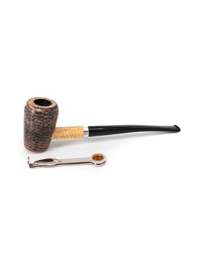 Missouri Meerschaum Company Elf Cobbit Maiskolbenpfeife, lang, gebogen