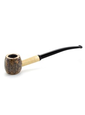 Missouri Meerschaum Company Dwarf Cobbit Maiskolbenpfeife, lang, gebogen