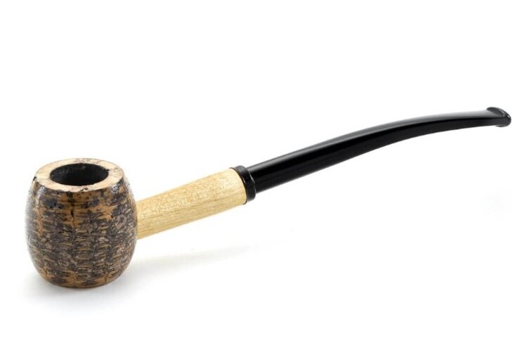 Missouri Meerschaum Company Missouri Meerschaum Company Dwarf Cobbit Maiskolbenpfeife, lang, gebogen