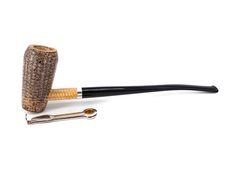 Missouri Meerschaum Company Missouri Meerschaum Company Wizard Cobbit Maiskolbenpfeife, lang, gebogen