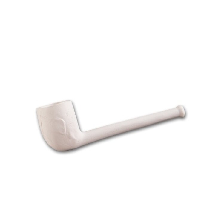 Padonio Padonio Probierpfeife mit Muster, weiss, 11 cm