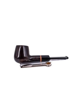 Padonio Woodring 4 Rosenwurzel-Pfeife, dunkelbraun, gerade