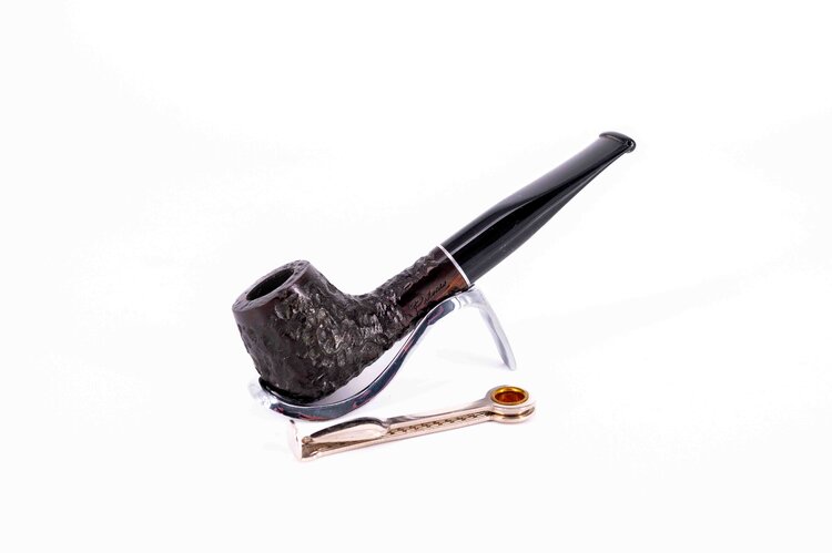 Padonio Padonio Black Rust 24 Bruyère-Pfeife, rustiziert