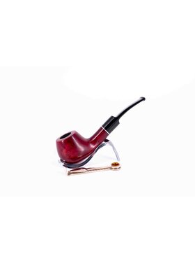 Padonio Silver Ring 2024 Apple-Pfeife, rotbraun