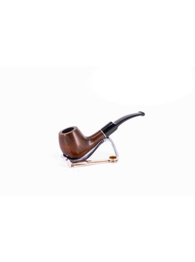Padonio Brown Bent Bruyère-Pfeife, dunkelbraun