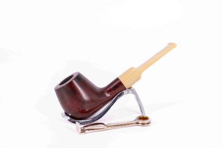 Padonio Padonio Marone Billiard-Pfeife, rotbraun
