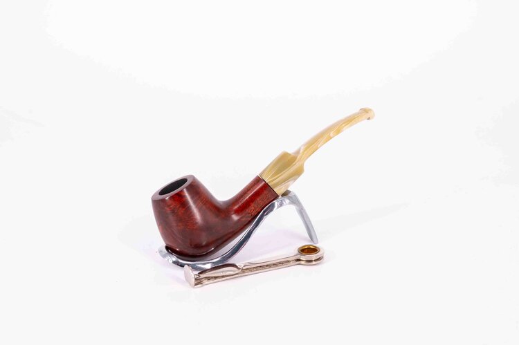 Padonio Padonio Marone Billiard-Pfeife, rotbraun (2)