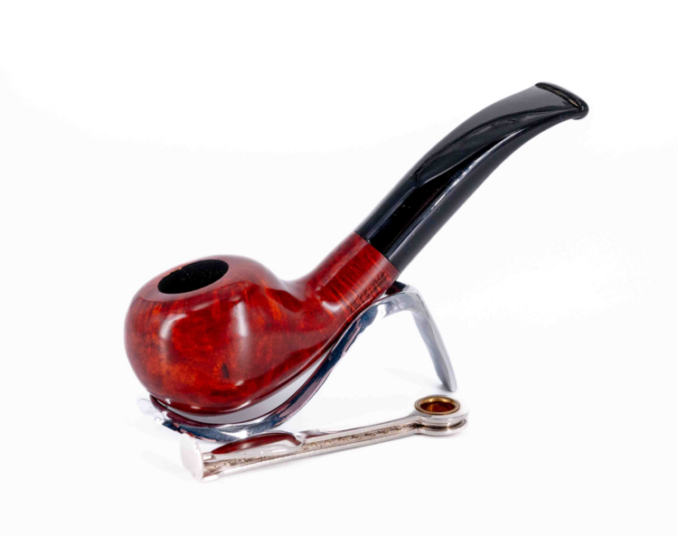 Padonio Padonio Nautica Bruyère-Pfeife rötlich braun, gebogen (4)