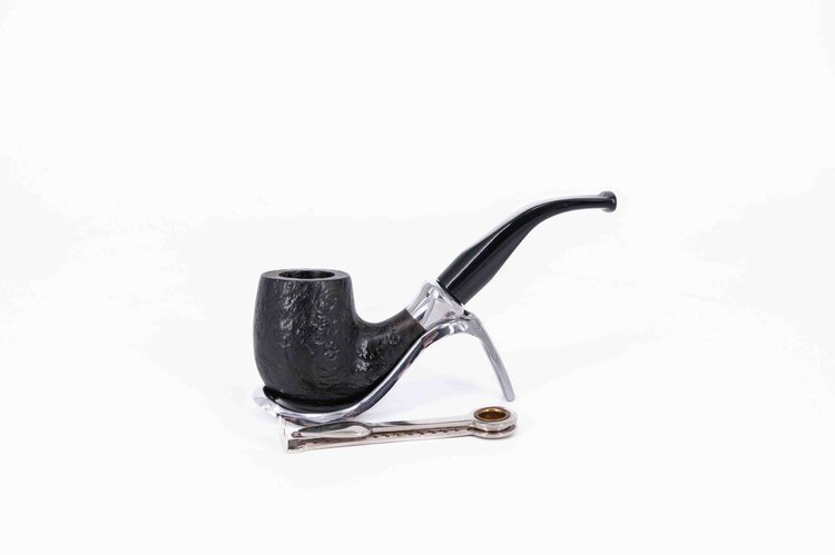 Padonio Padonio Bent Billiard Bruyère-Pfeife, schwarz