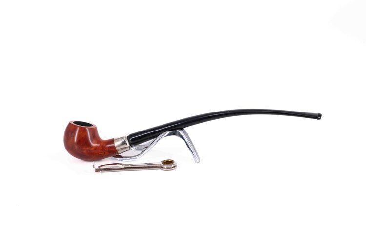 Padonio Padonio Churchwarden-Pfeife, gebogen, 25 cm