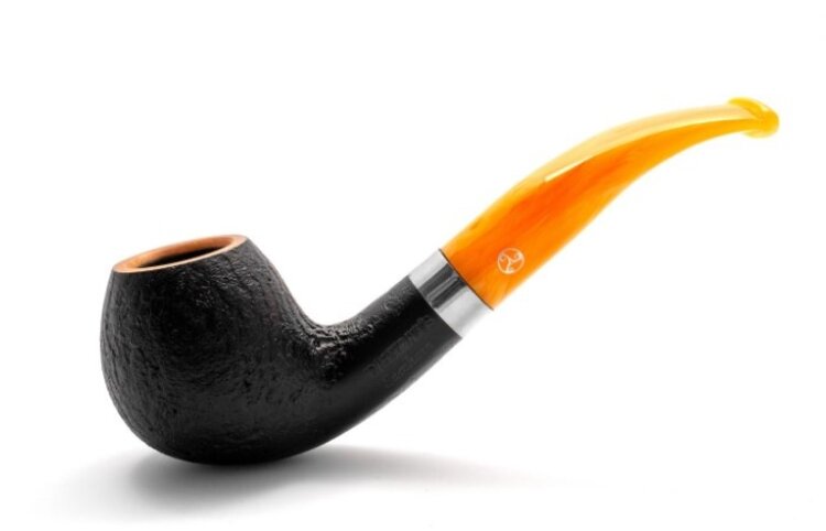 Rattray's Rattray's Samhain Sandblast Yellow Bruyère-Pfeife, Tomato, 9 mm