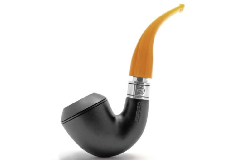 Rattray's Rattray's Monarch Black 15 Bruyère-Pfeife, matt schwarz, 9 mm
