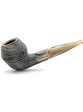 White Elephant Erta Ale Rhodesian-Pfeife mit Graphiteinsatz, 9-mm-Filter