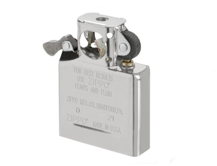 Zippo Zippo Benzin-Pfeifenanzünder-Einsatz, chrom, seitliche Flamme