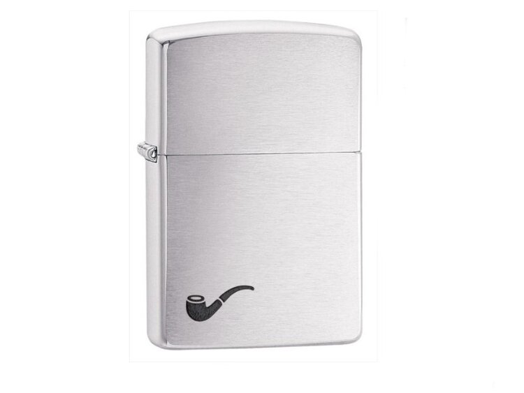 Zippo Zippo Pipe Brushed Chrome Pfeifenfeuerzeug