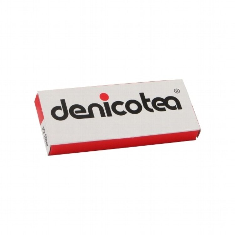 Denicotea Denicotea Pfeifenfilter 9 mm mit Silicagel, 10 Stück