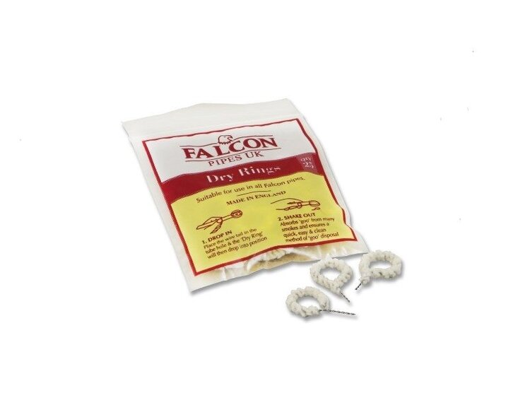 Falcon Falcon Dry Ring Kondensringe für Falcon-Pfeifen, 25 Stück