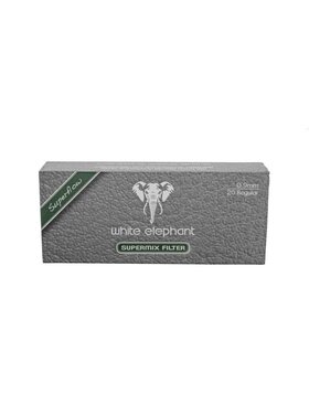 White Elephant Supermix Pfeifenfilter 9 mm, 20 Stück