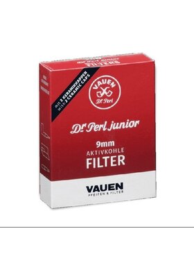 Vauen Dr. Perl Junior Jubox Aktivkohlefilter 9 mm, 40 Stück