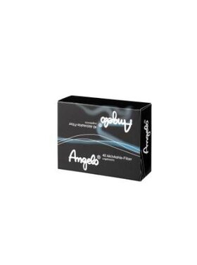 Angelo Aktivkohle-Pfeifenfilter 9 mm, 40 Stück