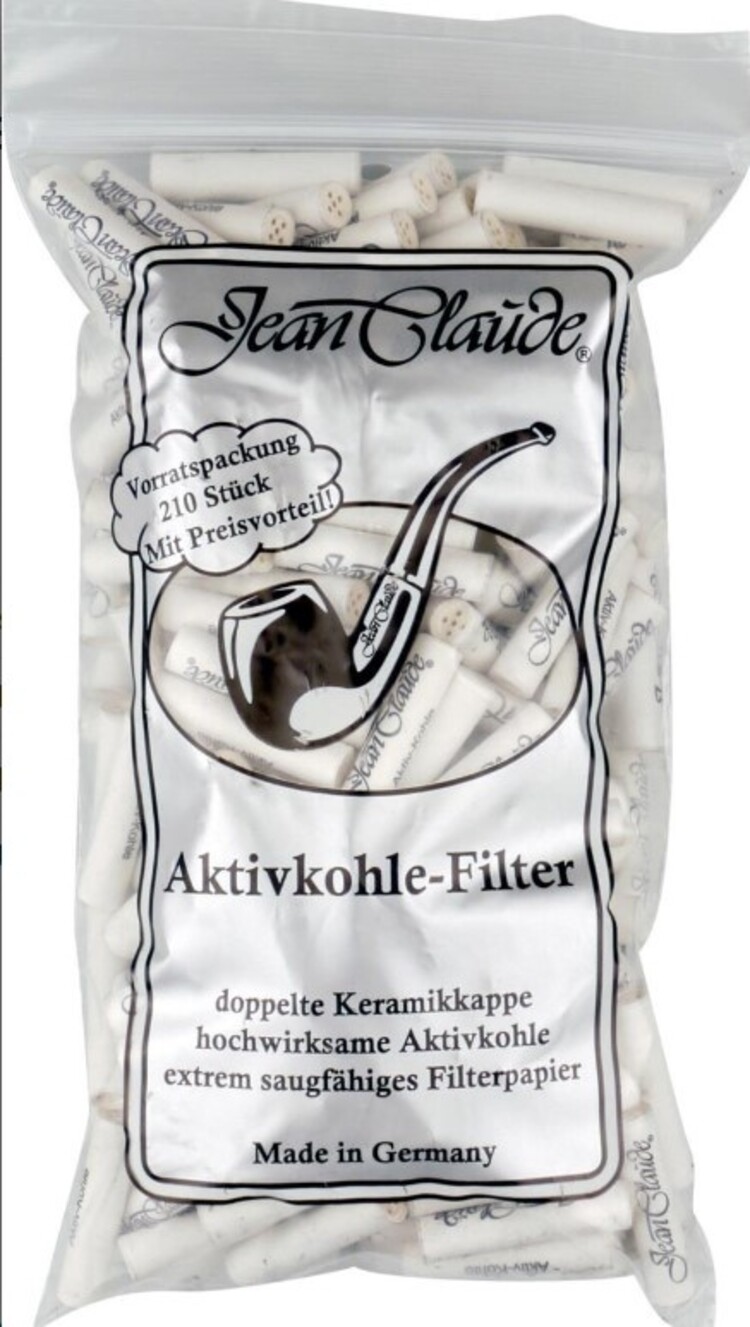 Passatore Passatore Aktivkohle-Pfeifenfilter 9 mm, 210 Stück