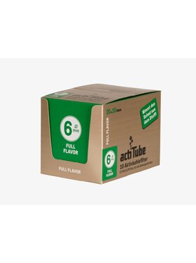 Extra Slim Aktivkohle-Pfeifenfilter 6 mm, 20 x 10 Stück